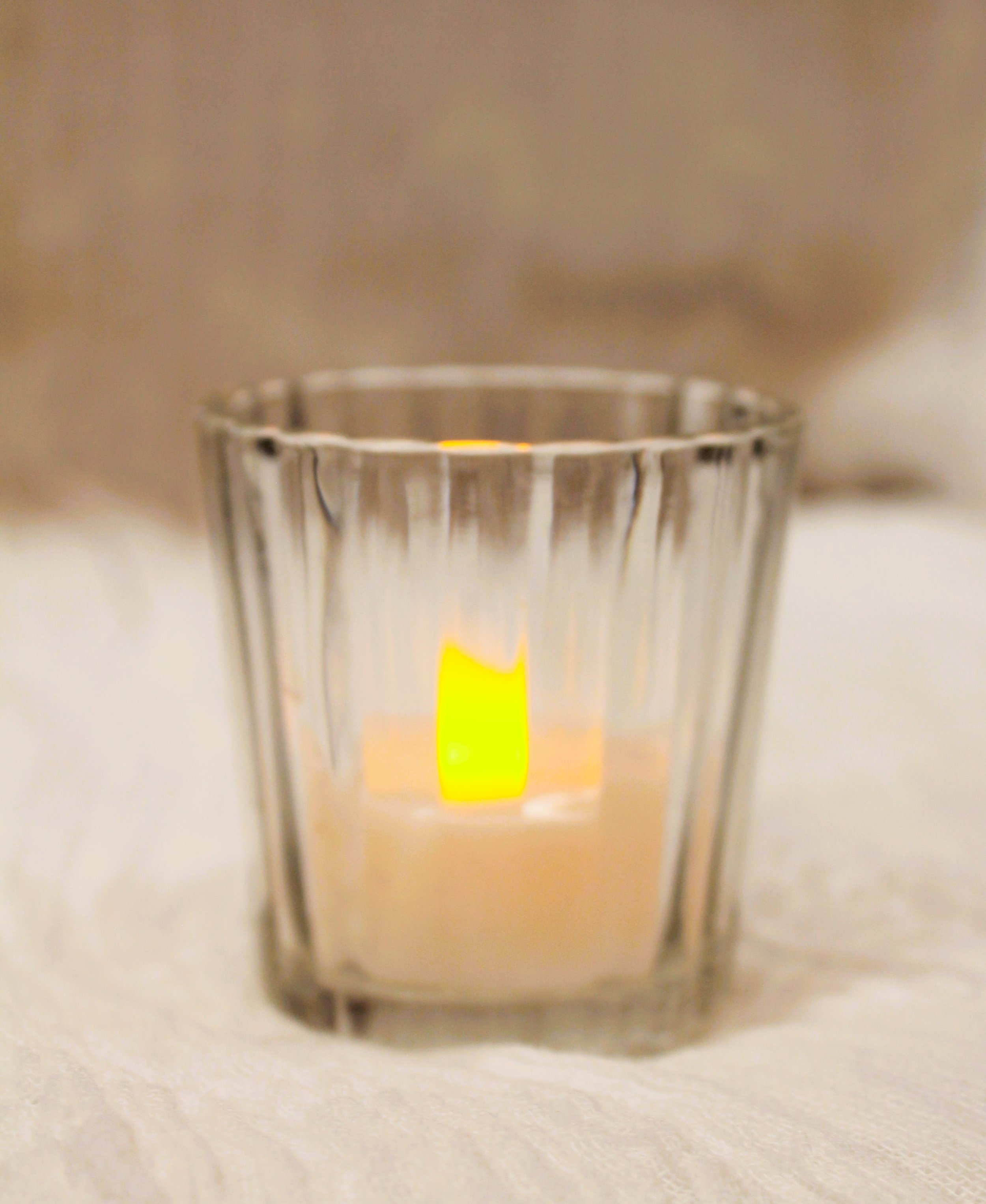 Fluted Glass Votive