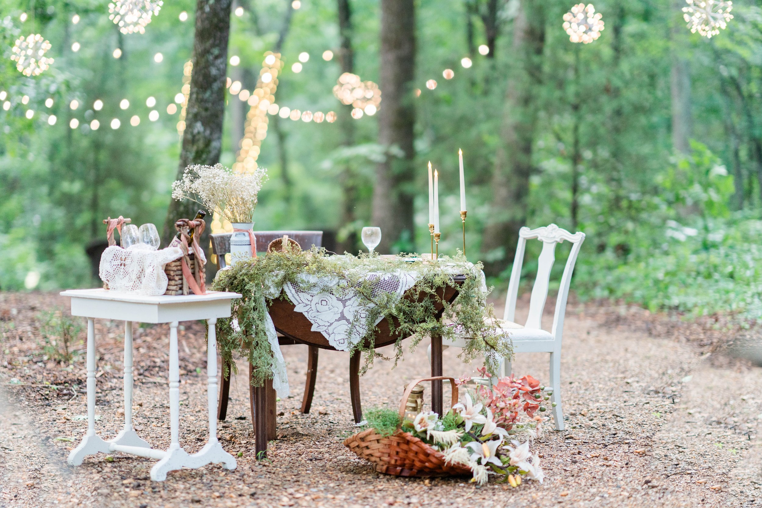 Intimate outdoor wedding in North Carolina