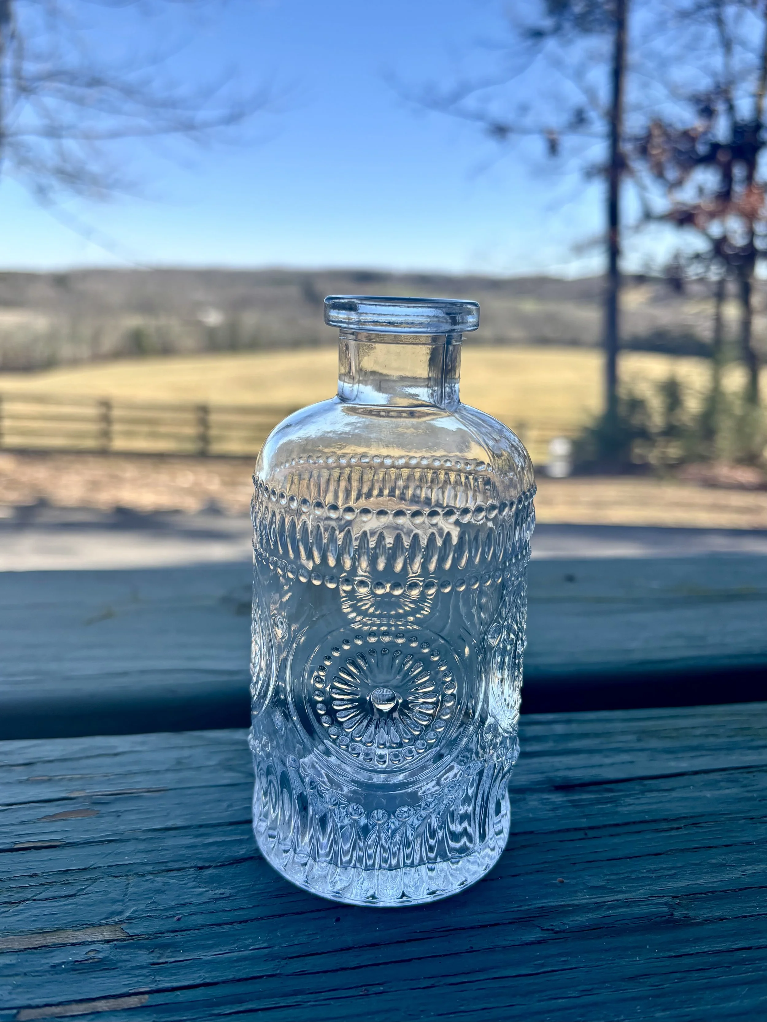 Matching Textured Bud Vases