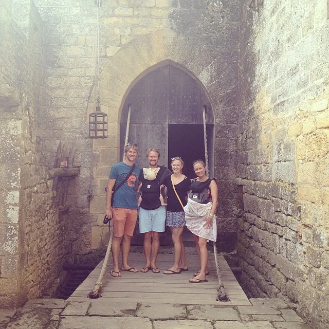 French chateaus and sleeping babes