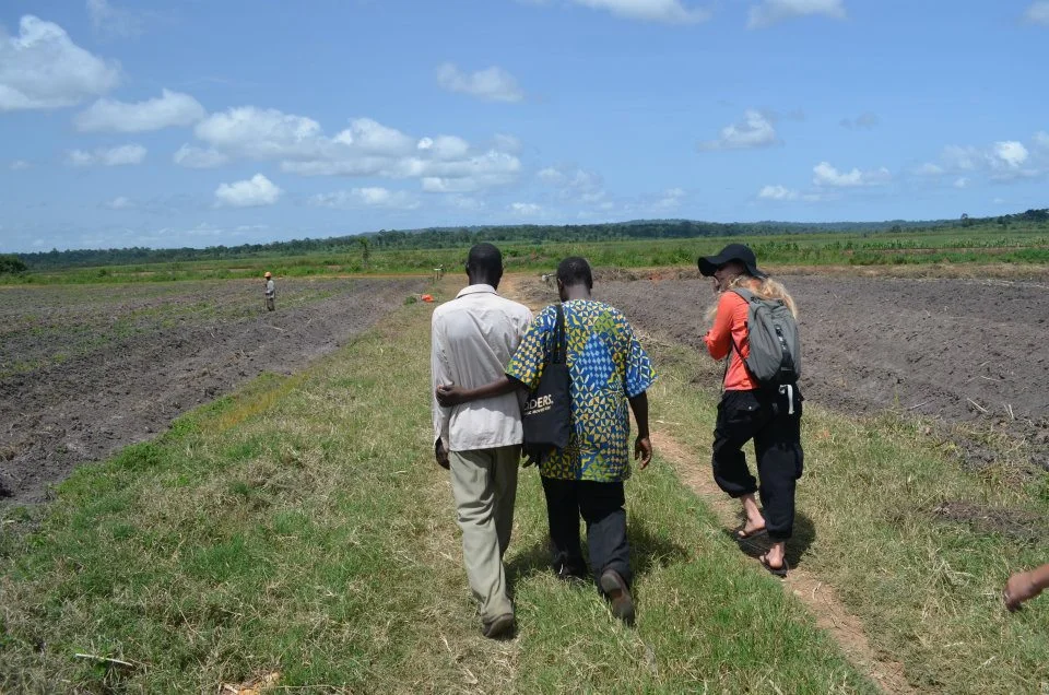Learning from the locals in a village in Uganda