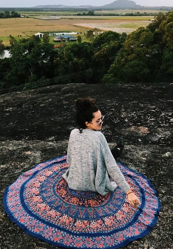 The gorgeous @shaantix taking in the views