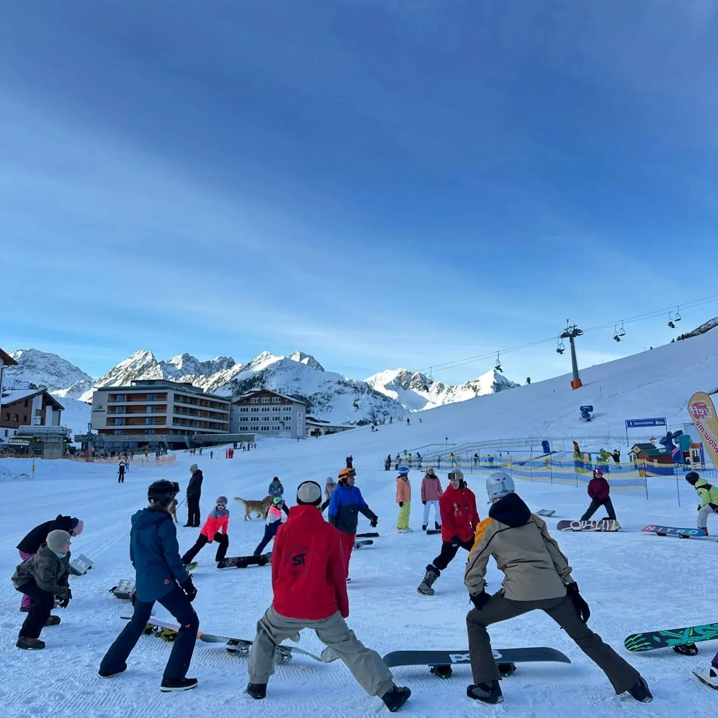 Vom Kreis, &uuml;bers Team bis hin zum Nachwuchs und der Alm...Sports&amp;Trends Familientag 🥰🥳🏂🍺🫶