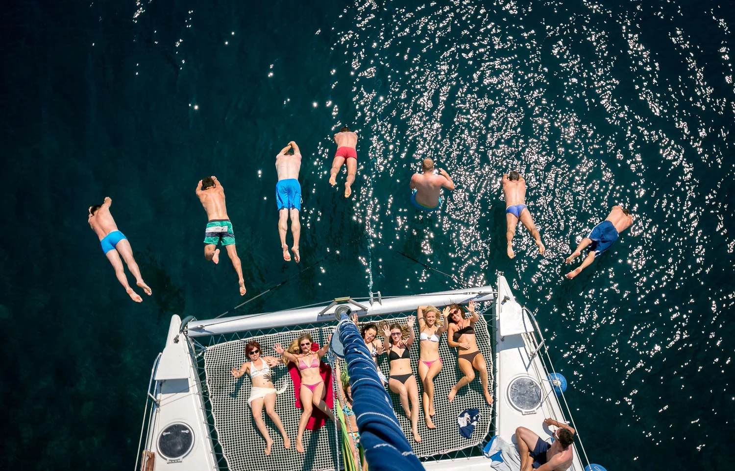 Cruising with friends, Adriatic Sea, Croatia