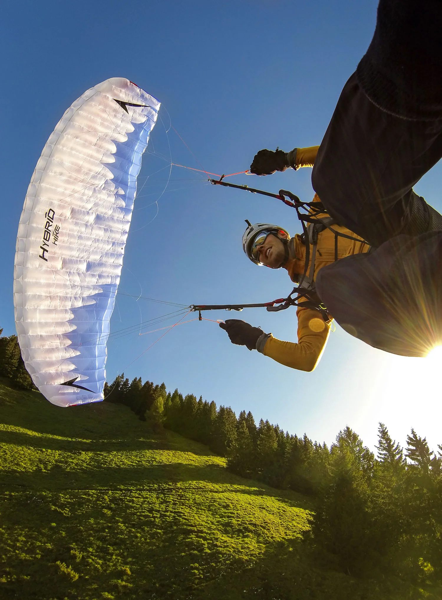 Speedflying at Sunrise, Karavanke, Slovenia