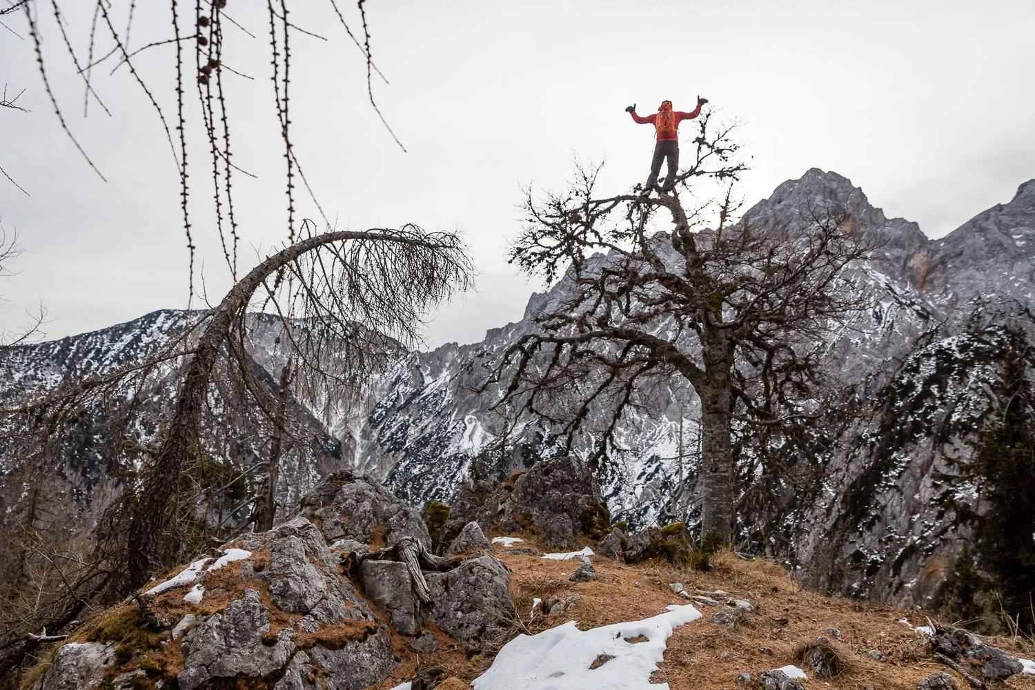 Rutarski Vršič proti Kukovi špici