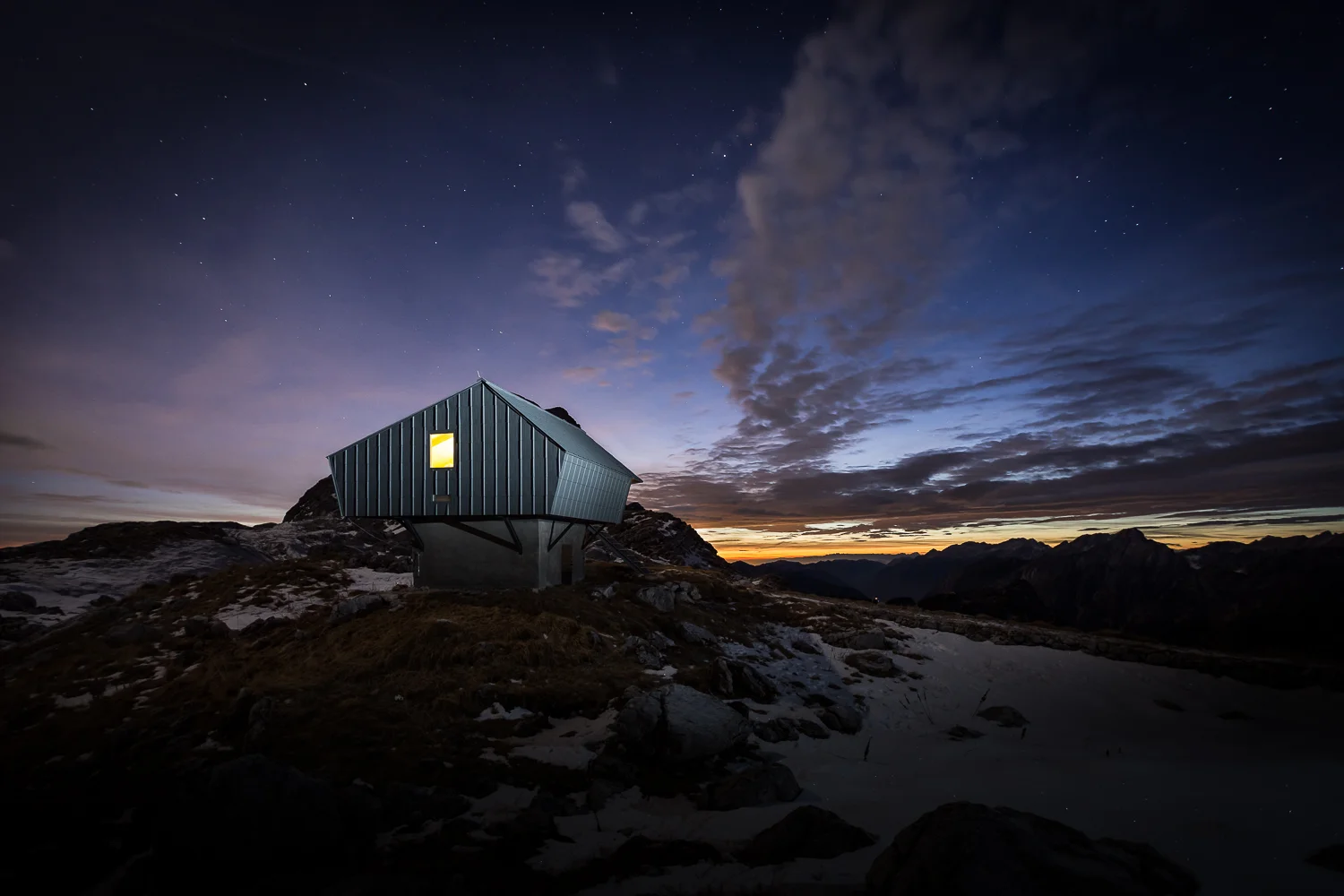 Bivak na Prehodavcih, Julian Alps, Slovenia