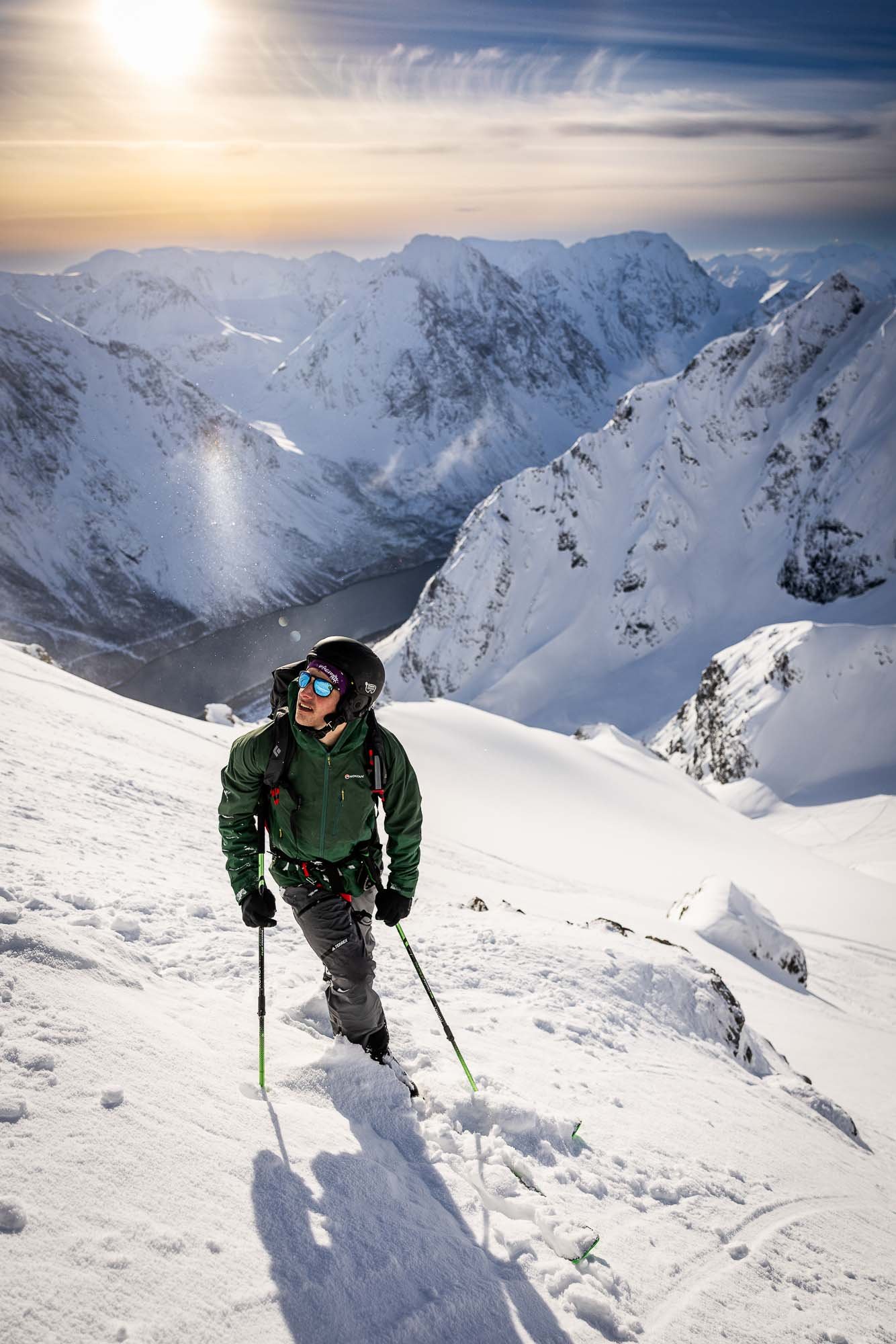 turno smučanje razgled fjord