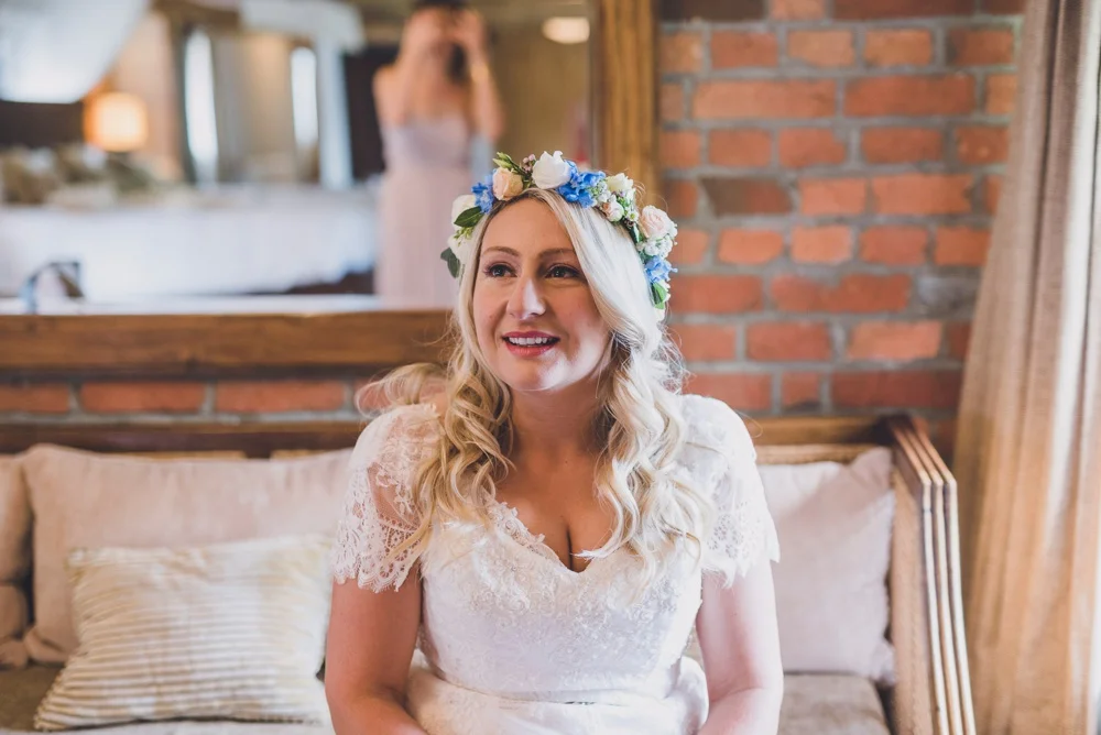 bridal portraits wasing park reading wedding photography