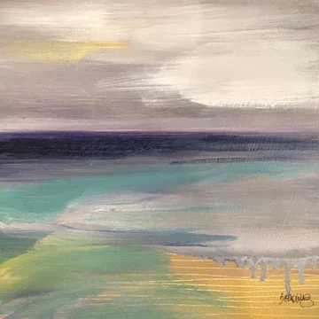 Purple on Tan Landscape