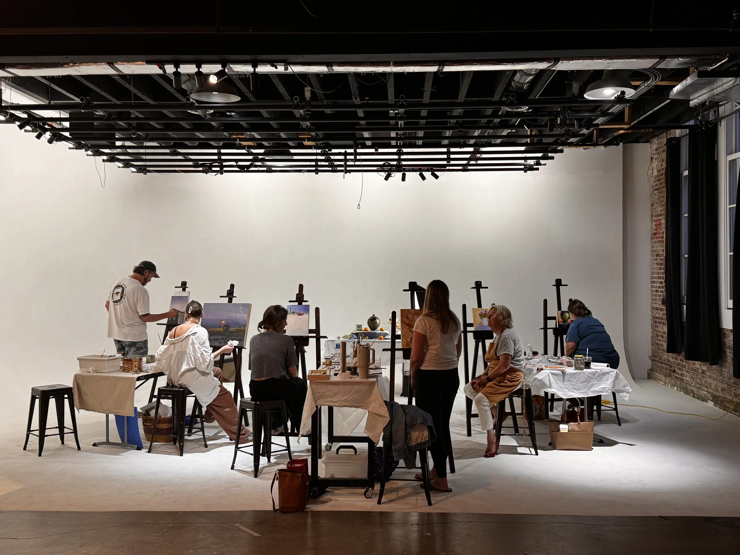 Mixed Level Oil Painting Class at Noble Studios 