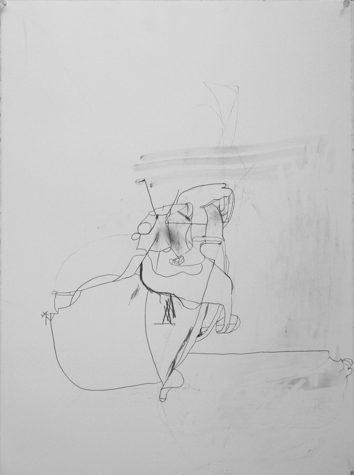  Untitled, 2014. 30" x 22", pencil on paper. 