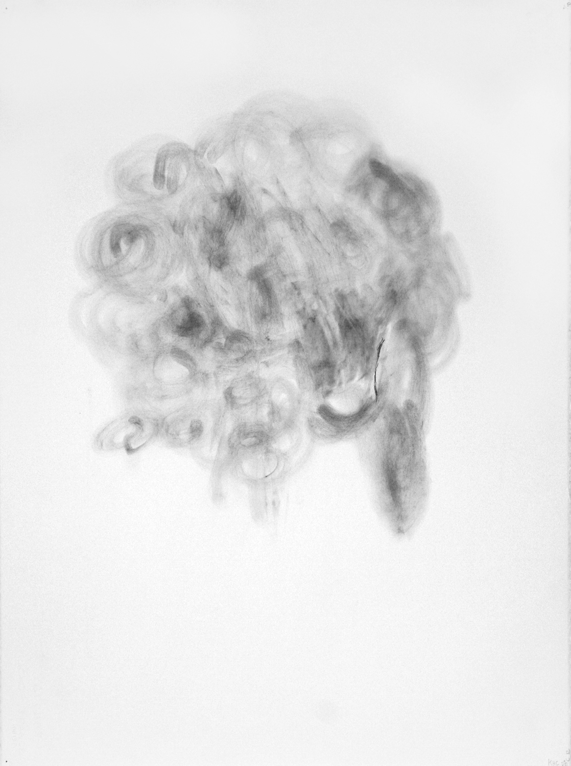  Untitled, 2012. 30” x 22”, pencil on paper. 