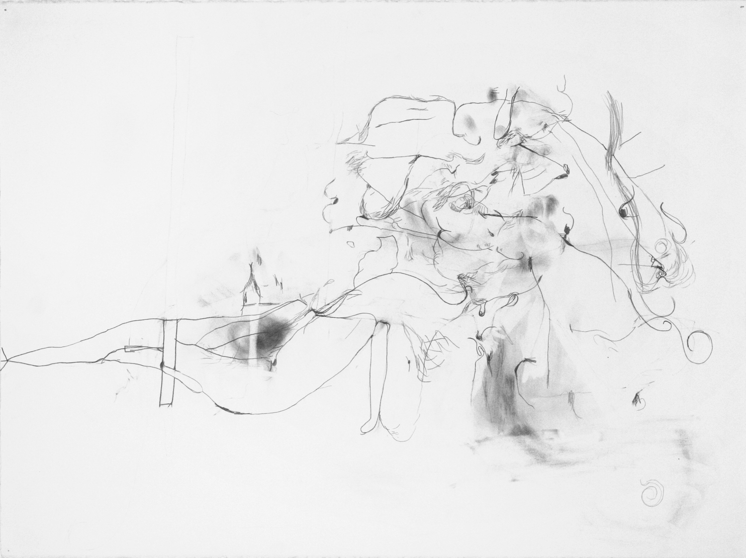  Untitled, 2013. 22” x 30”, pencil on paper. 