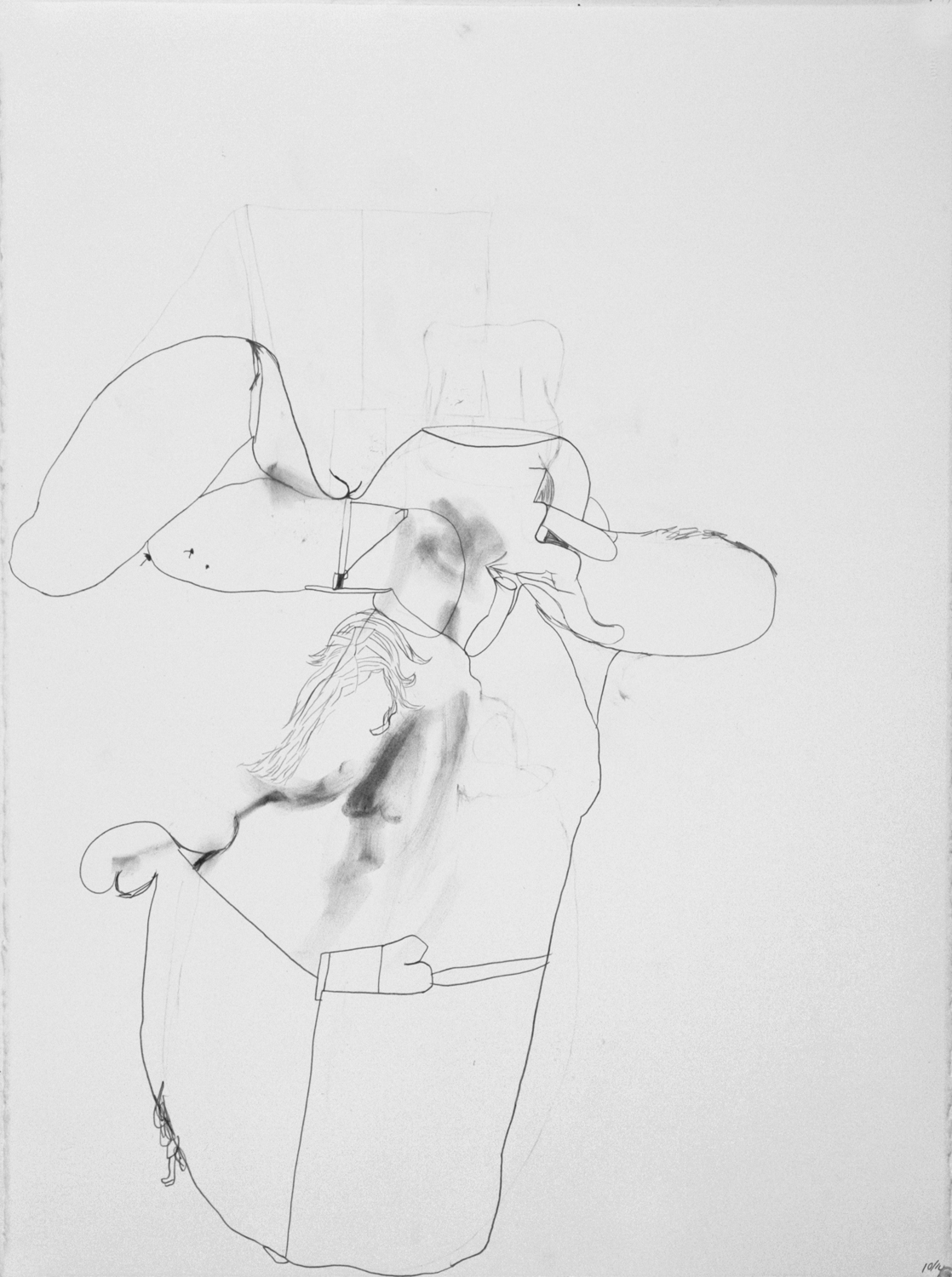  Untitled, 2014. 30" x 22", pencil on paper. 