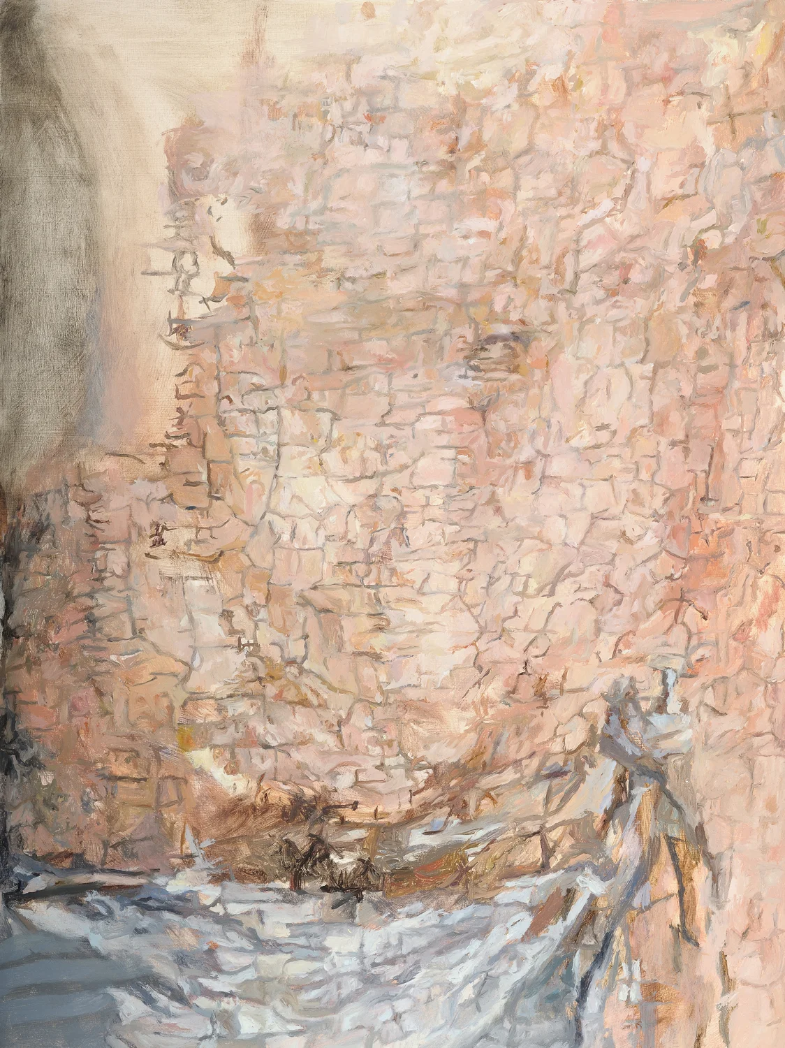 Detail, belly (Simon Marmion, Crucifixion) 2010