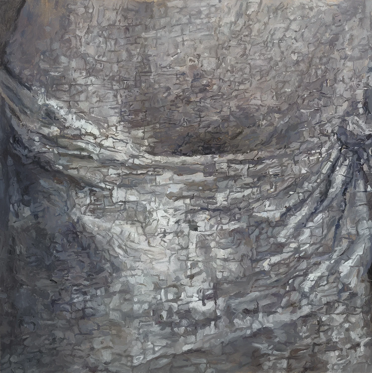 Detail, belly (Simone Marmion, Crucifixion) 2011