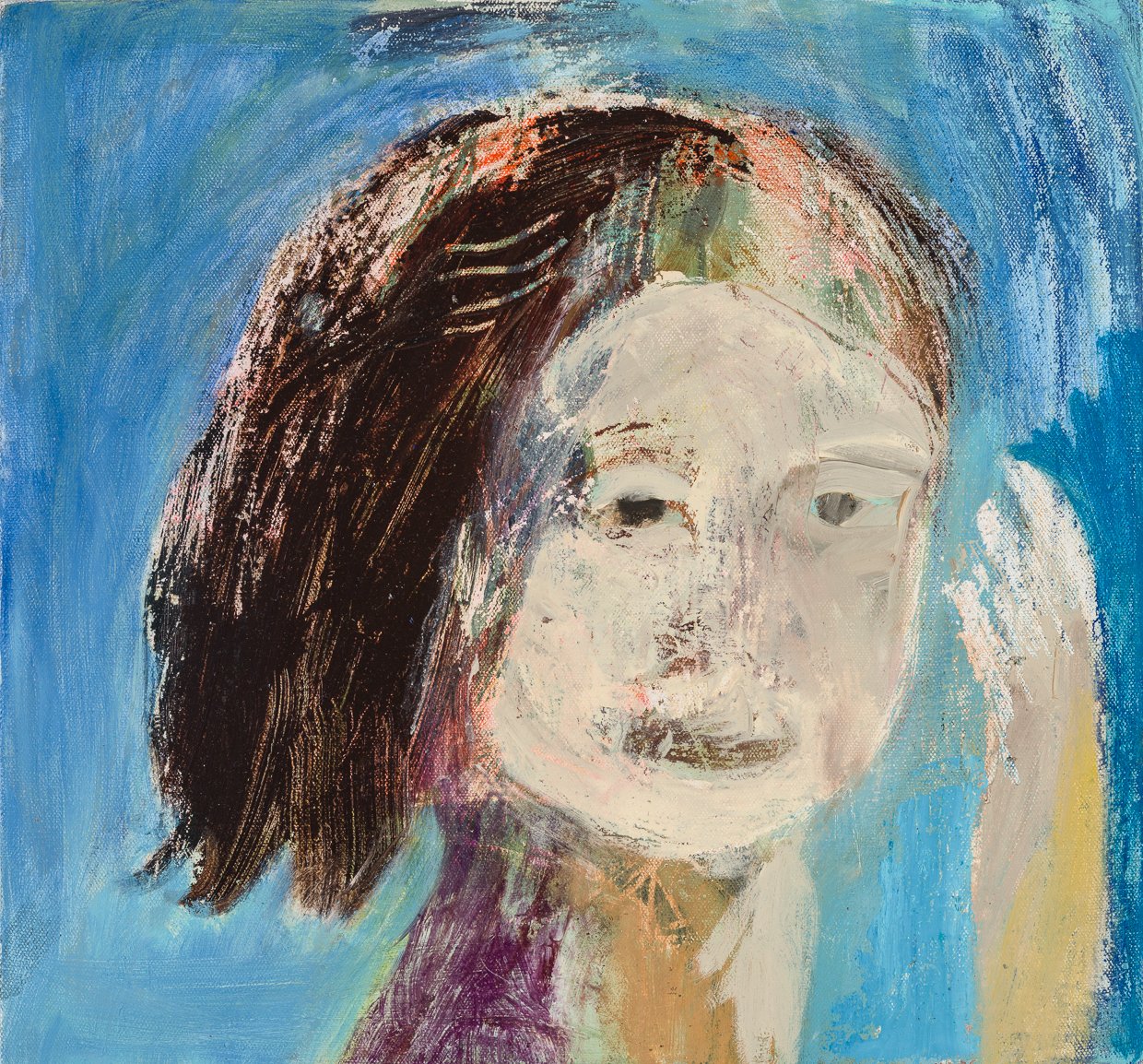  Kathleen, 2022. Oil on canvas, 14” x 15” 