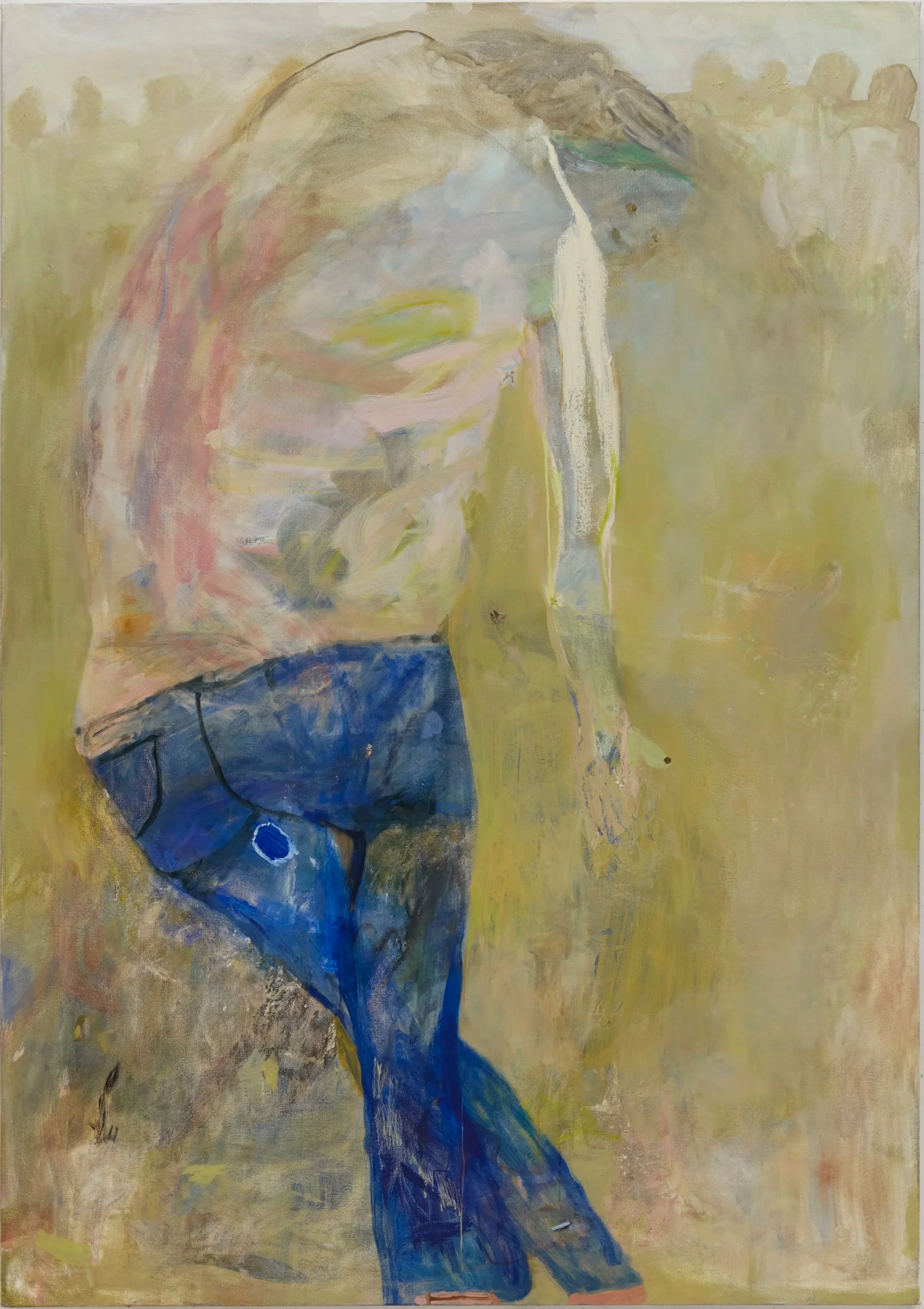  Crowd Pleaser, 2025. Oil on canvas, 68" x 48" 