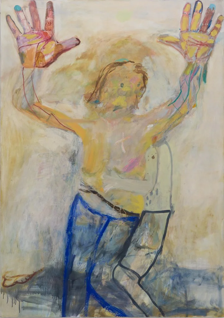  All in, 2024. Oil on canvas, 68” x 48” 