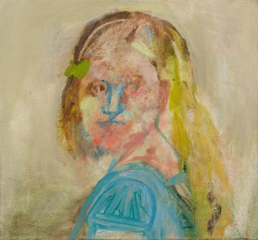  Leona, 2025. Oil on canvas, 15” x 14” 