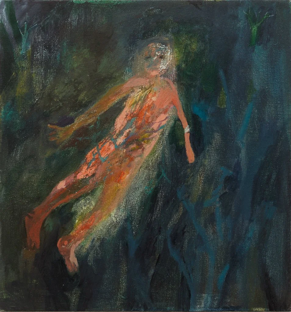  Airy, 2025. Oil on canvas, 15” x 14” 