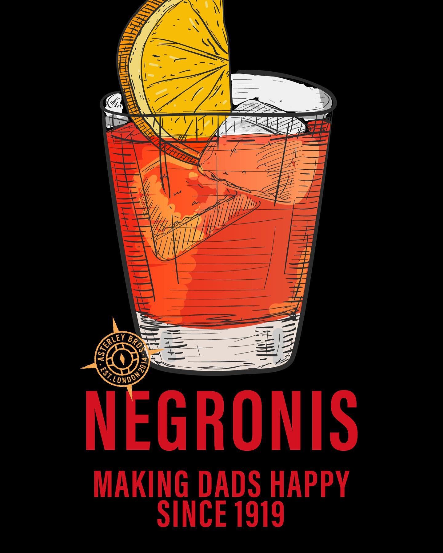 TOP TIP FOR FATHERS DAY
-
Negronis. IYKYK. 
-
.
.
.
#thenegronisociety

#lovenegronis
#negronilovers
#campari
#bartending
#cocktailsporn
#handmadespirits
#cocktailstime
#craftdrinks
#amaro
#cocktailkitchen
#botanicalspirit
#bittercocktails
#cocktails