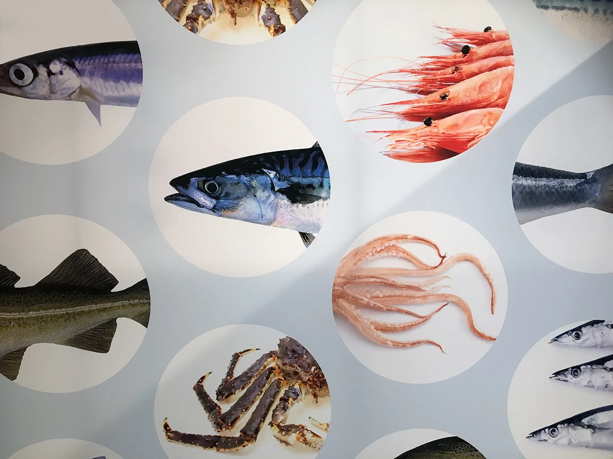  Detalj fra utstillerstand. 