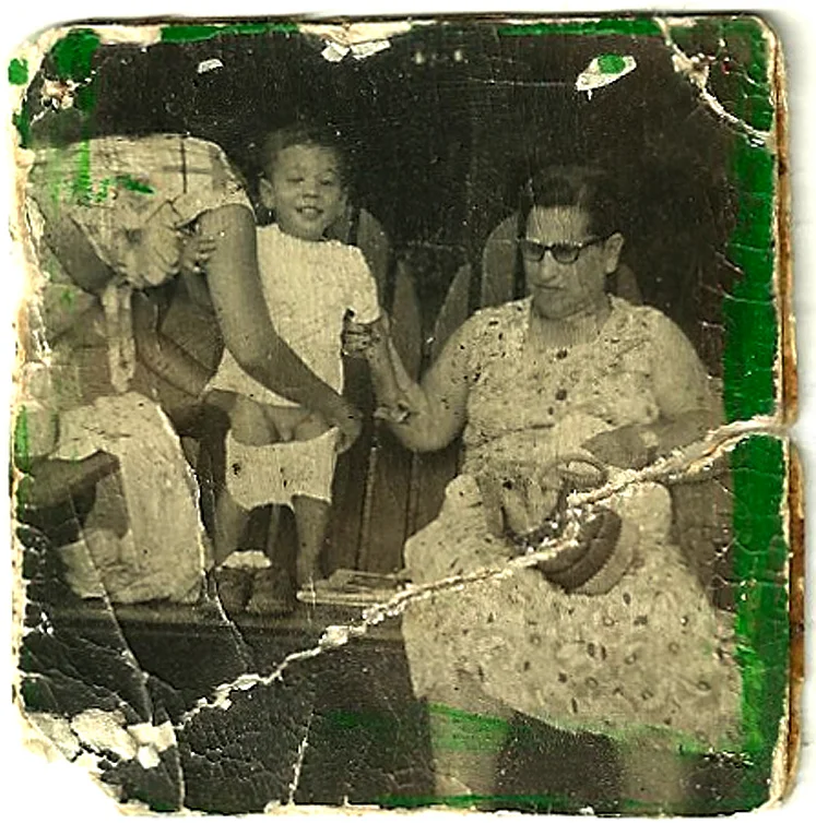 My earliest influences: Left: Beverly Barnett Right: Ida Barnett