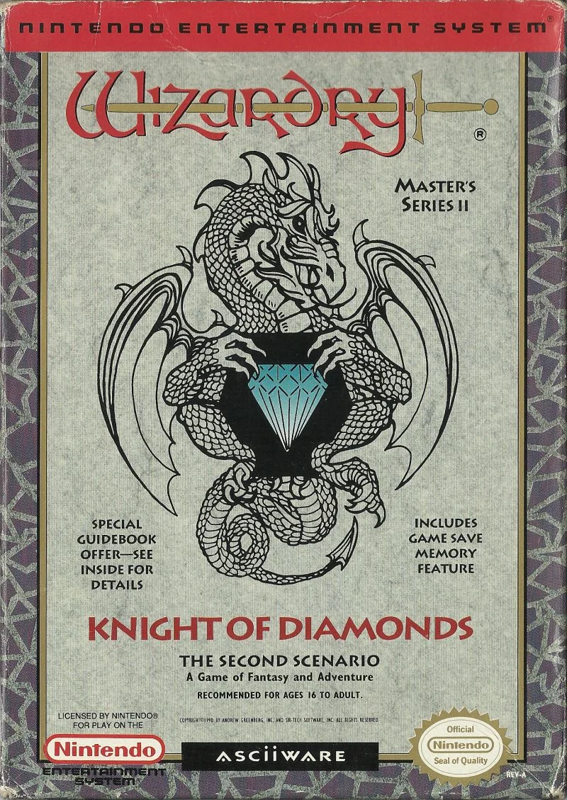 Wizardry Ii The Knight Of Diamonds Nes The Right Stick Podcast