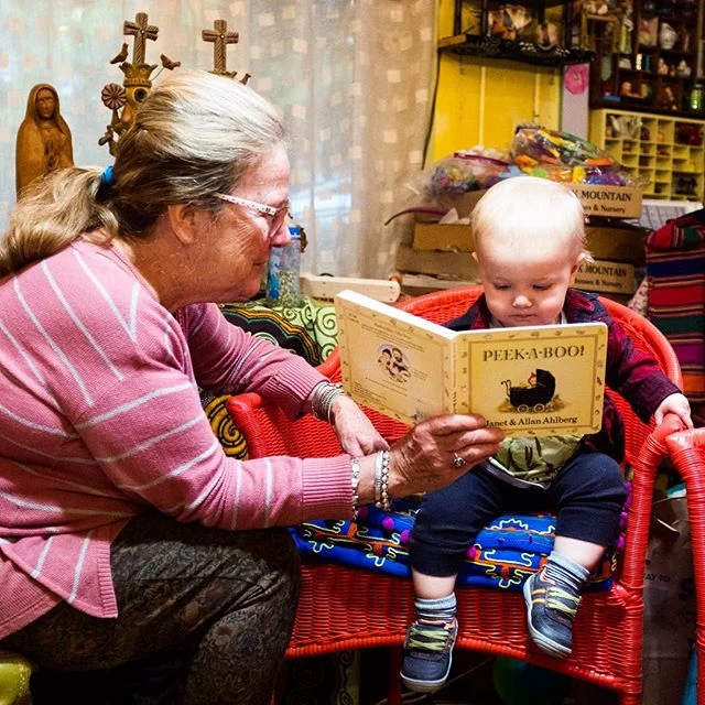 Book learning with Grandma