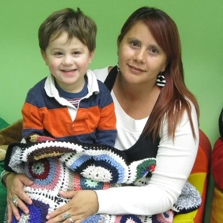 Mother and son