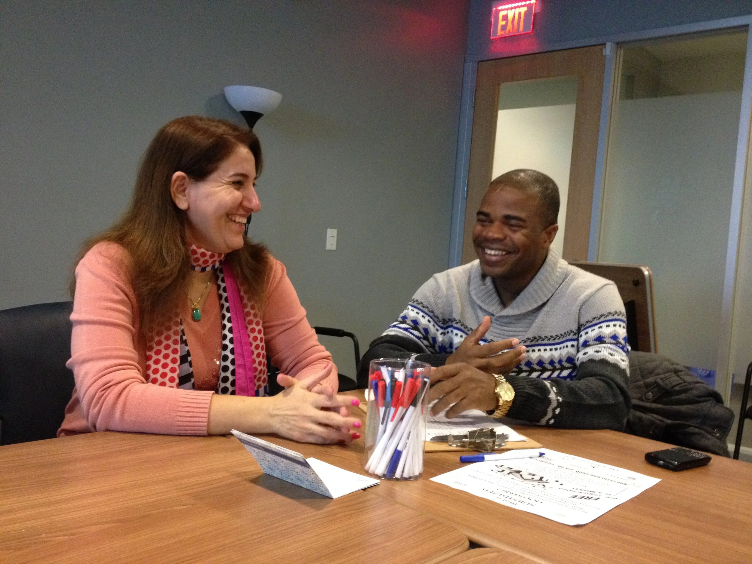 One-on-one mentoring session