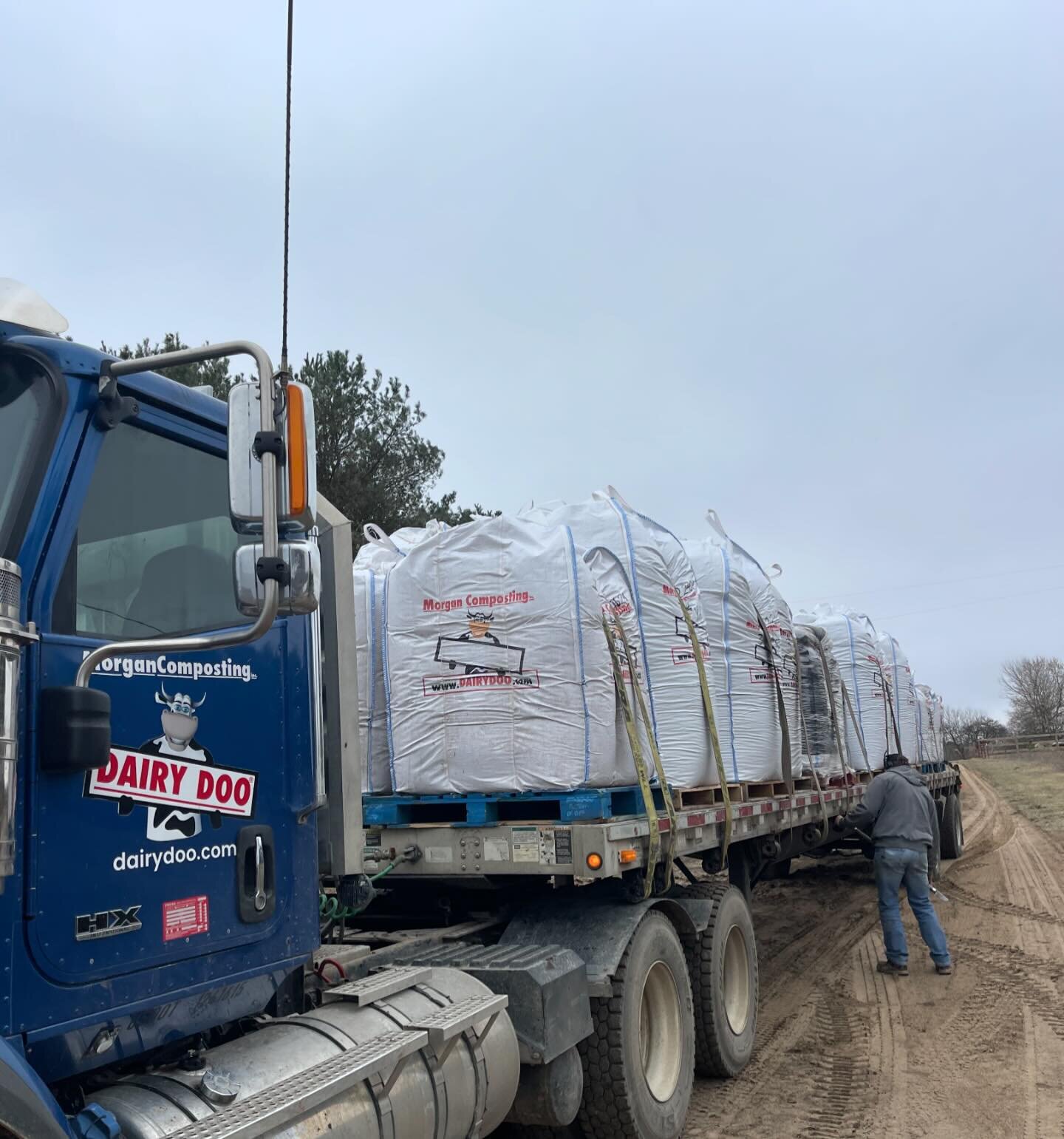 It&rsquo;s soil delivery day! It's time to rock and roll in the greenhouse. Thanks to @morgancomposting for the BEST soil blends and amendments in the Midwest! #growingfood #greenhousegrowing #compostmakesitgrow