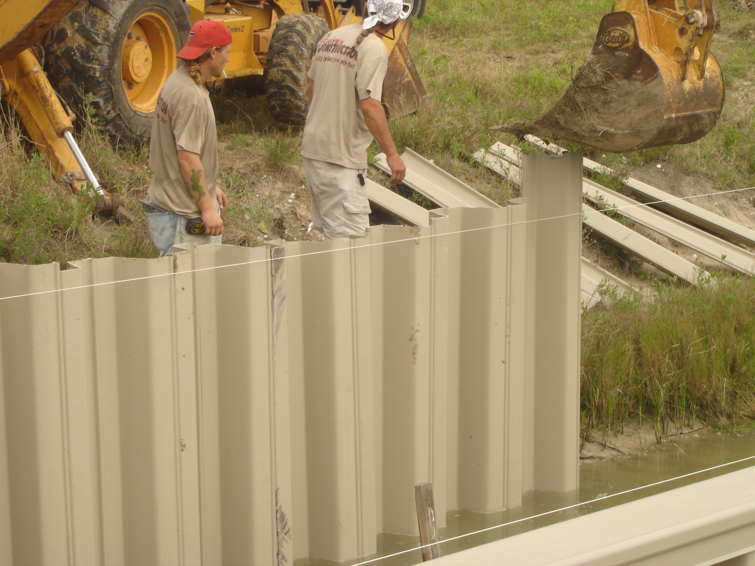 Bulkhead in the works! Rockport, Texas