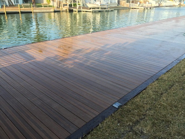 Deck by the canal Rockport, Texas