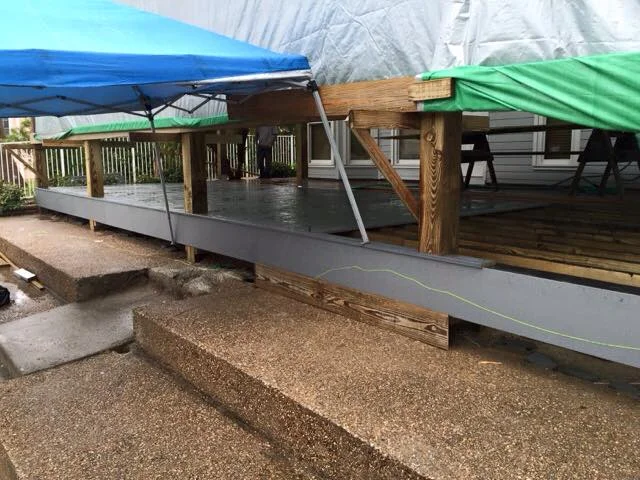 Rainy deck build