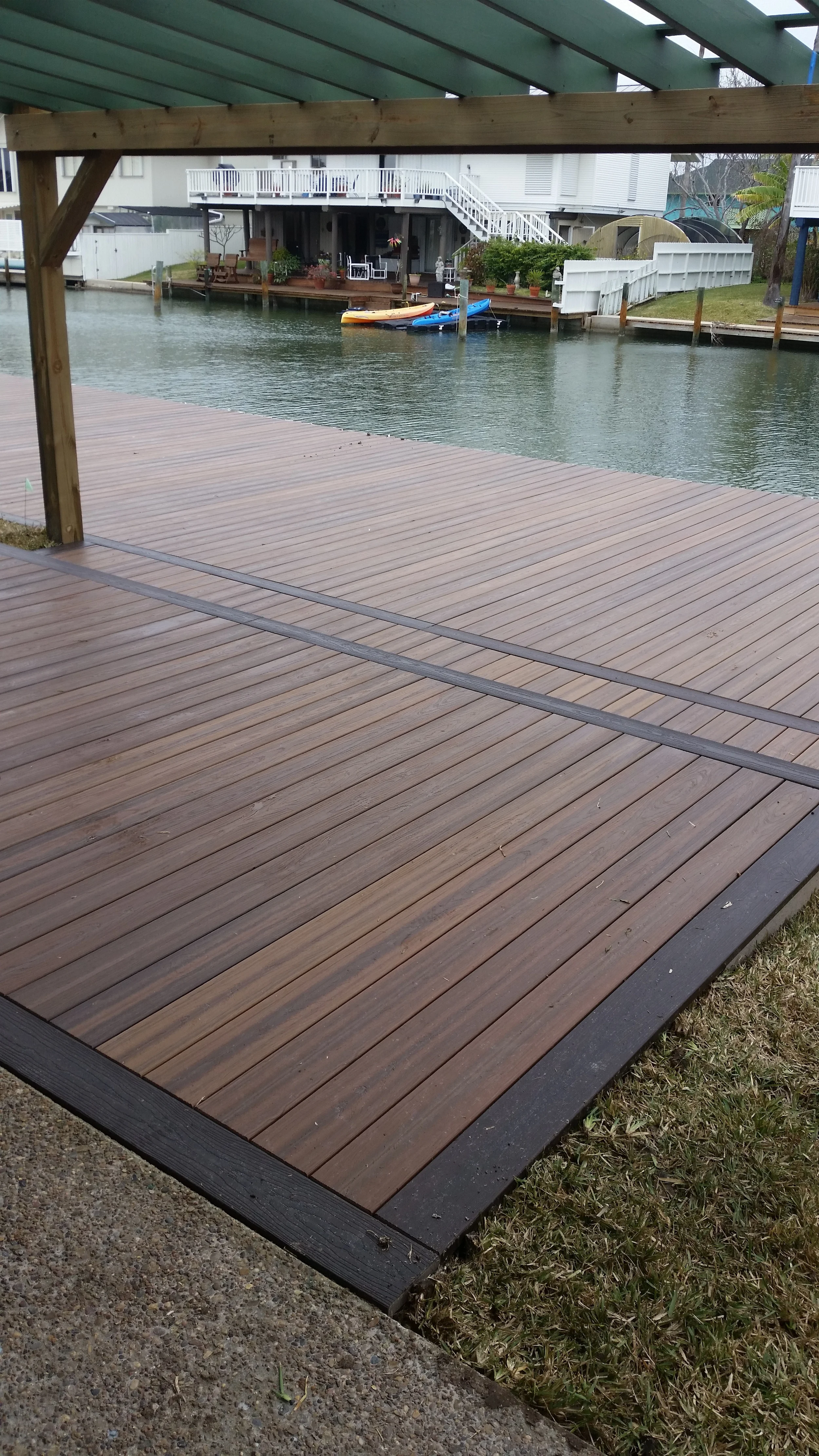 Evergrain decking with border Rockport Texas