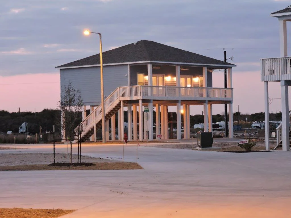 Completed home in Rockport, Texas