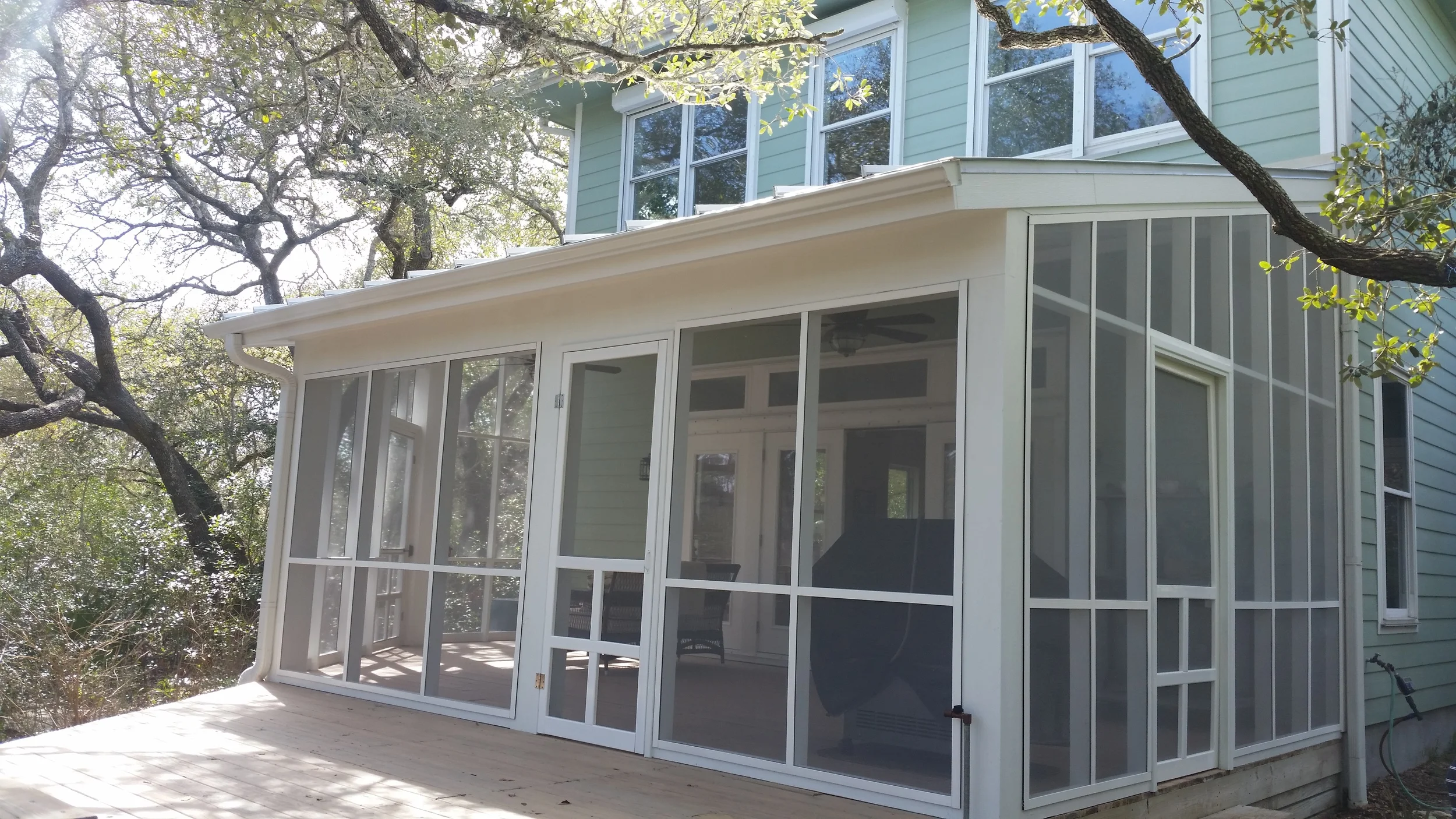 Finished screened in porch Aransas County Texas