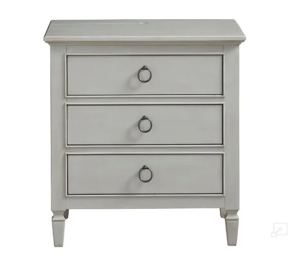 Summer Hill French Gray Nightstand Hildreth S Home Goodshildreth S Has The Largest Selection Of Indoor And Outdoor Furniture Accessories The East End Of Long Island Ny We Carry Sofas Tables Rugs