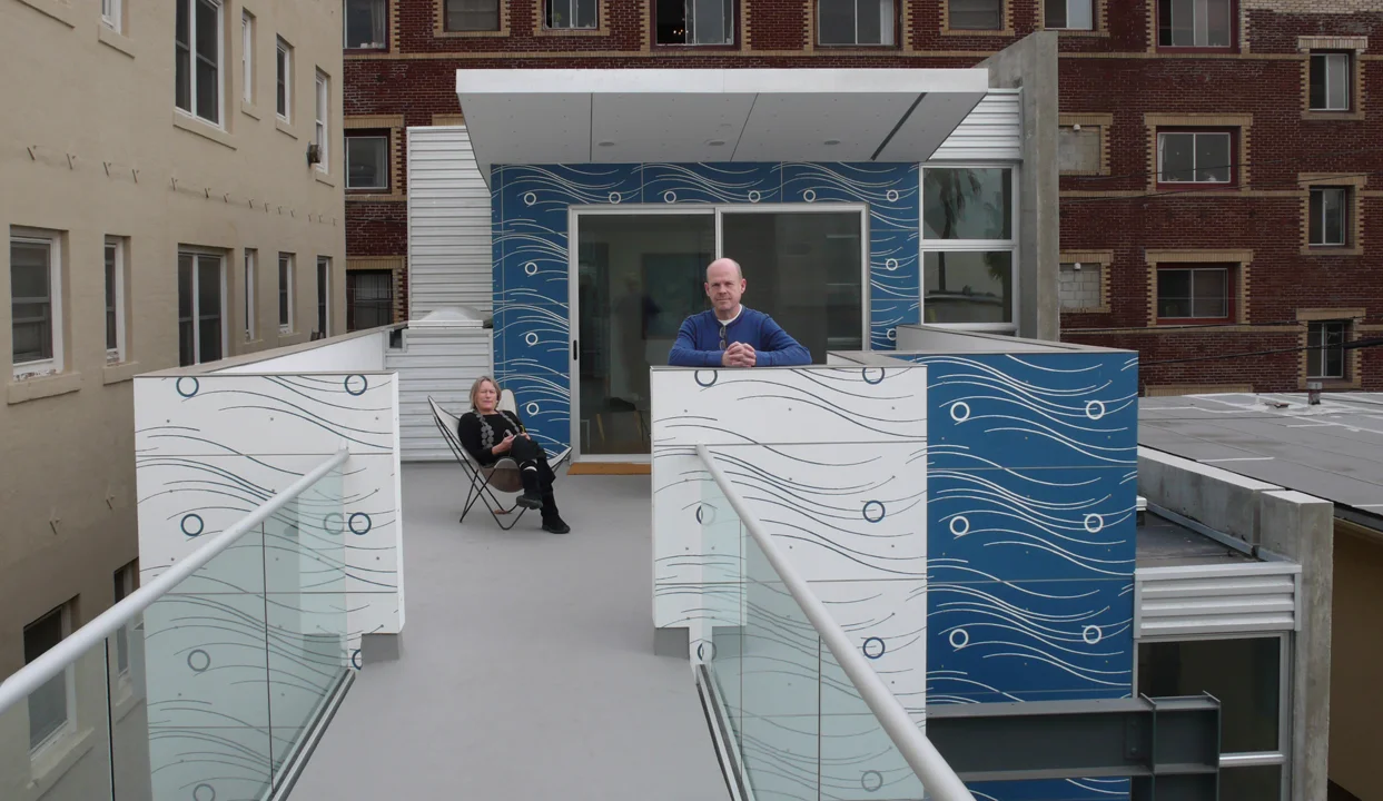 419 Ocean Front , Venice, CA, collaboration with artist Nancy Monk and Equinox Architecture