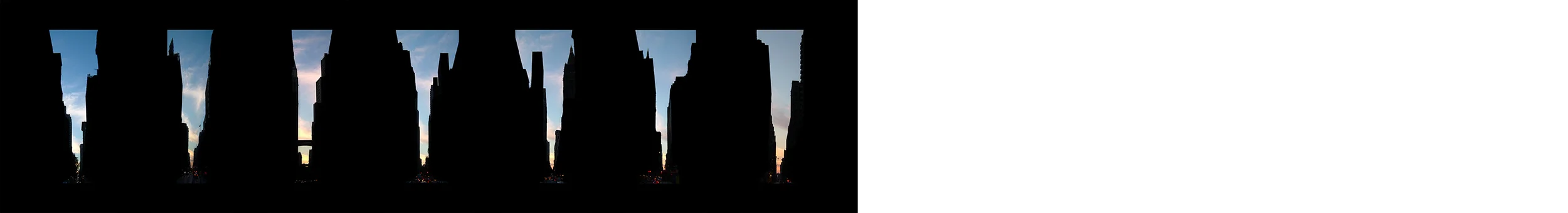 22nd - 28th Streets , 7 c-prints 7 x 5" each, 2004