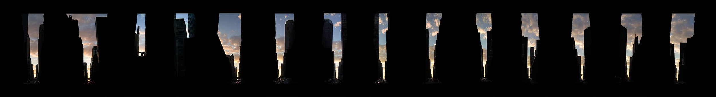 41st - 54th Streets , 14 c-prints 7 x 5" each, 2004