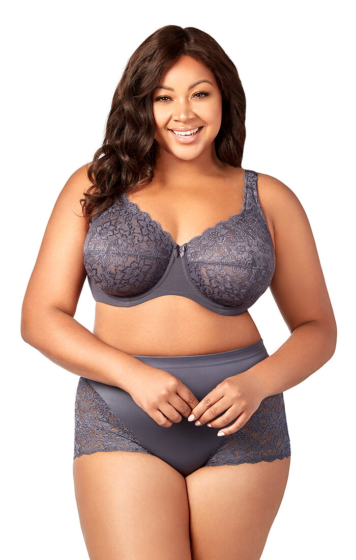 Elila Embroidered Lace Wire-Free Bra - White – Big Girls Don't Cry (Anymore)