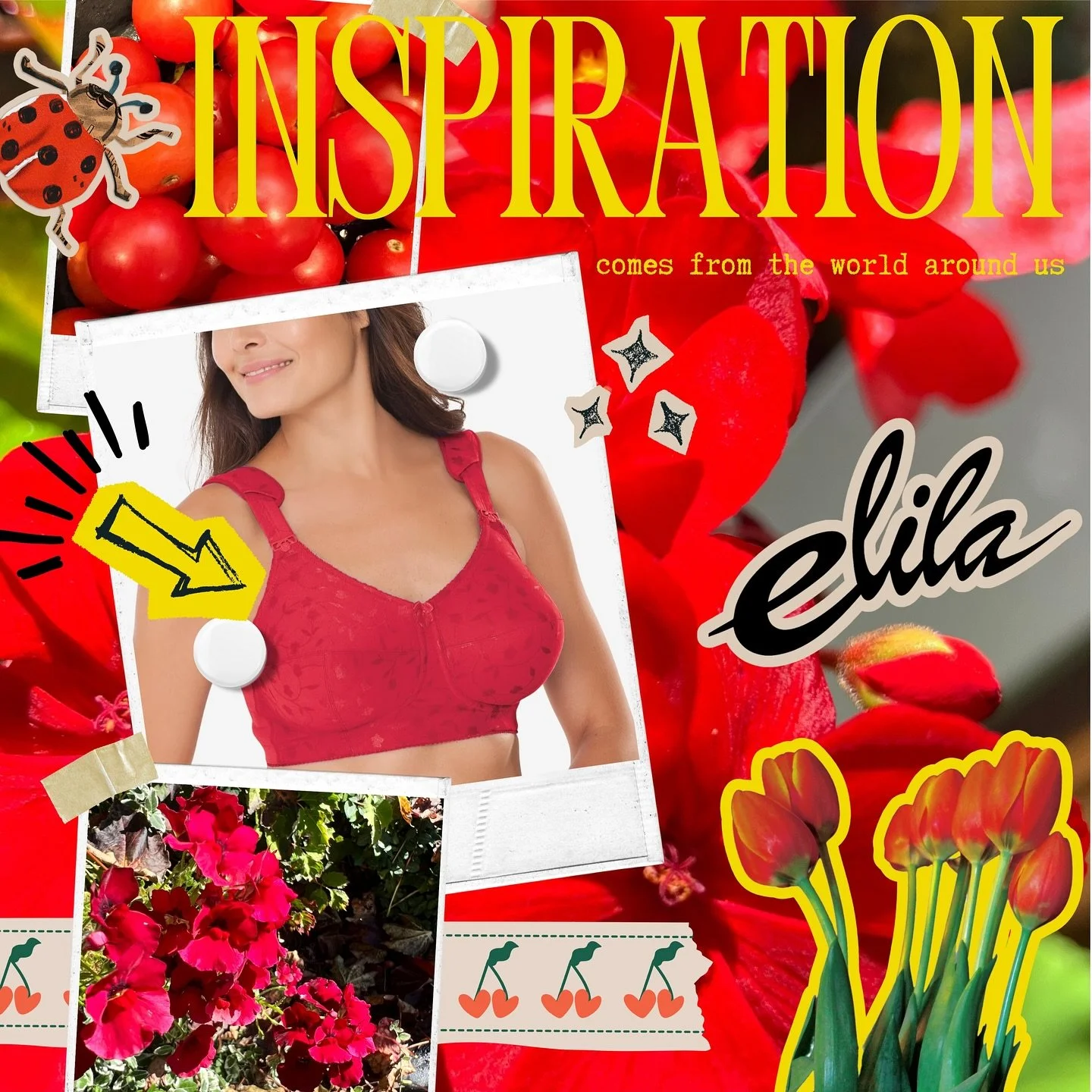 Inspiration comes from the world around us. Fall colors like the brilliant reds make us wanna wear our red lingerie &amp; BE one with nature.

#elila #elilafullfigure #bra #lingerie #curve #curvy #plus #inspo #nature #beauty #fy #fyp