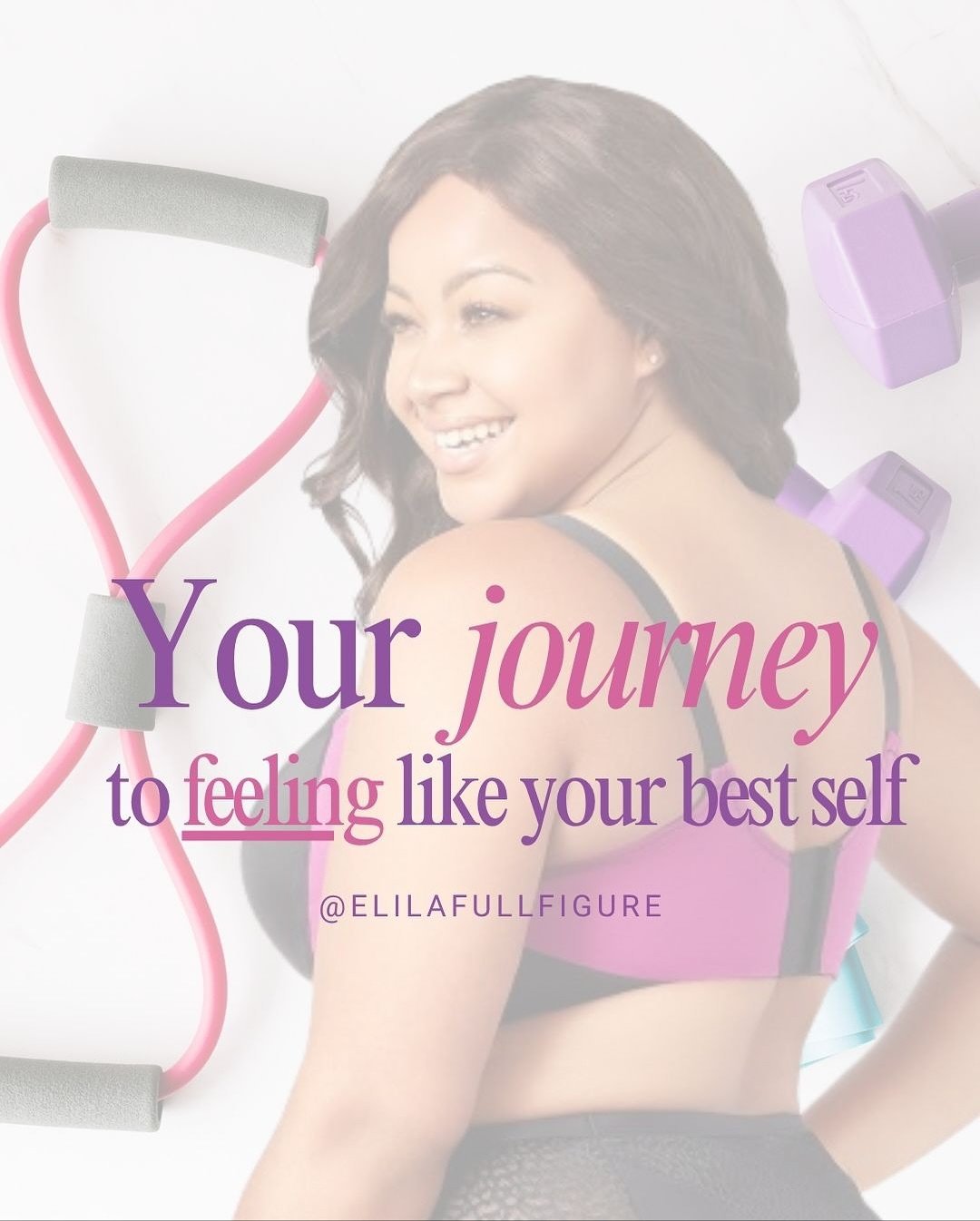 This workout Wednesday, let&rsquo;s work on the journey to feeling like your best self! 

A key ingredient to this is the perfect bra to support your every move, always having your back!

Link in bio on where to shop ❤️✨

#elila #elilafullfigure #wed