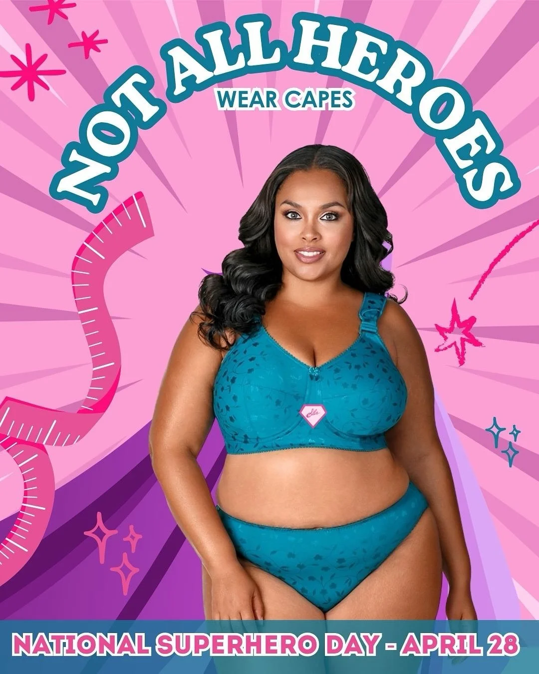 Not all heroes wear capes&hellip; 🦸&zwj;♀️

Yours is a measuring tape. 📏

You show up, you assess, you solve.

And the woman who walks out of your fitting room?

She feels it in her whole body.

That&rsquo;s the superpower.

Happy National Superher