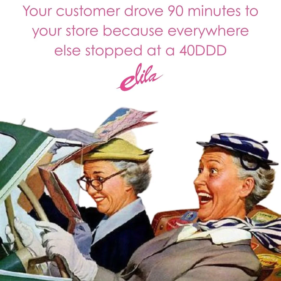 Your customer drove 90 minutes to your store because everywhere else stopped at a 40DDD.

#elila #brahumor #funny #brafitter #fyp