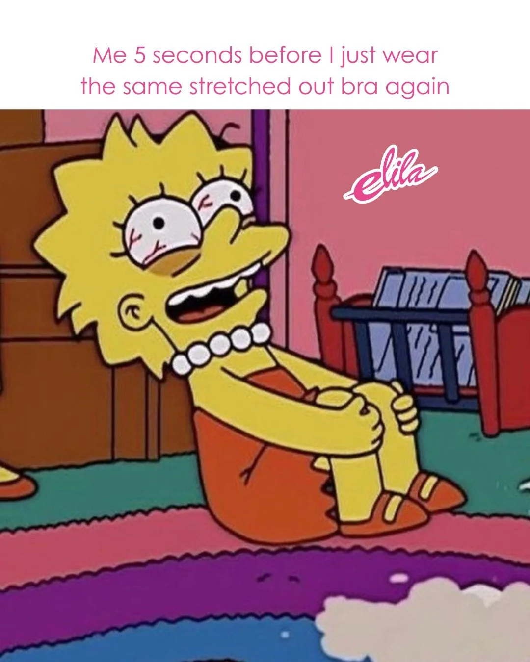 Me 5 seconds before I just wear the same stretched out bra again⁠
We know. ⁠
⁠
We've been there.⁠
⁠
When nothing else fits right, the stretched out one feels like the safe choice. ⁠
⁠
But stretched out means the band has nothing left &mdash; and you'
